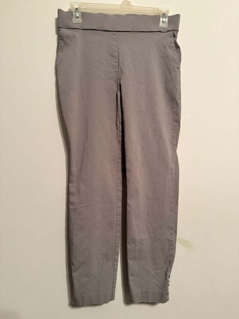 Counterparts Women's Gray Pull-On Ankle Pants Size S